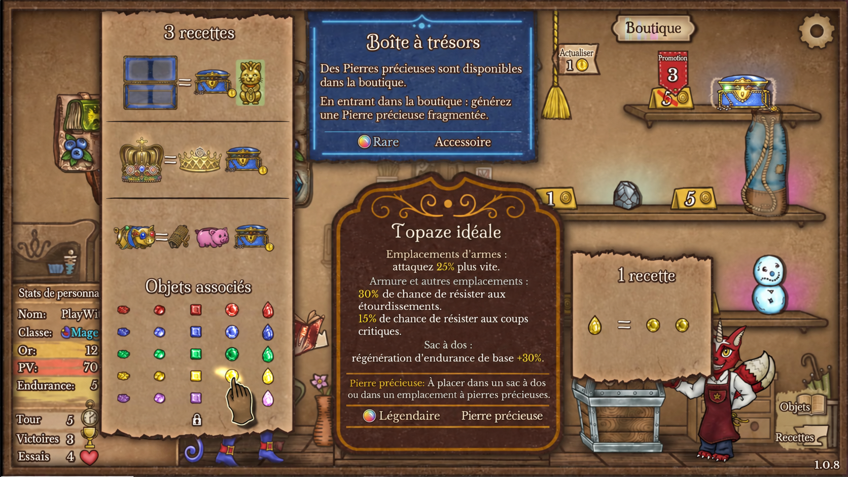 Mise à jour de Backpack Battles 1.0.8