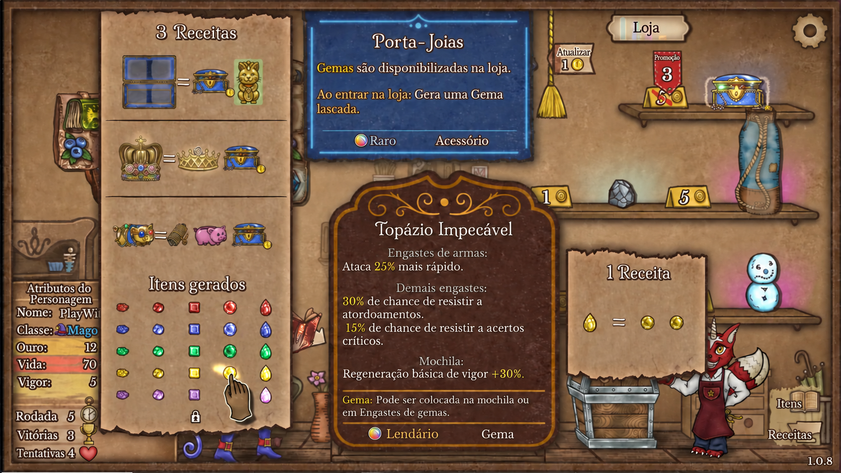 Atualização de Backpack Battles 1.0.8
